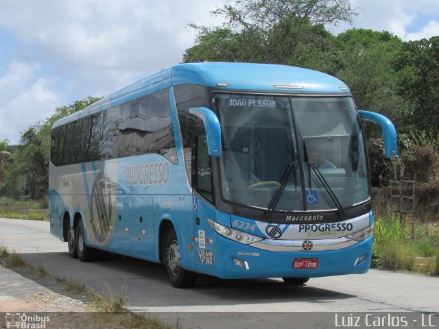 Auto Viação Progresso 6234 na cidade de Recife, Pernambuco, Brasil, por Luiz Carlos de Santana. Número da foto: #3878948.