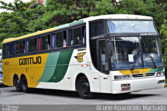 Empresa Gontijo de Transportes 11055 na cidade de São Paulo, São Paulo, Brasil, por Bruno Aparecido Machado. ID da foto: 3878579.