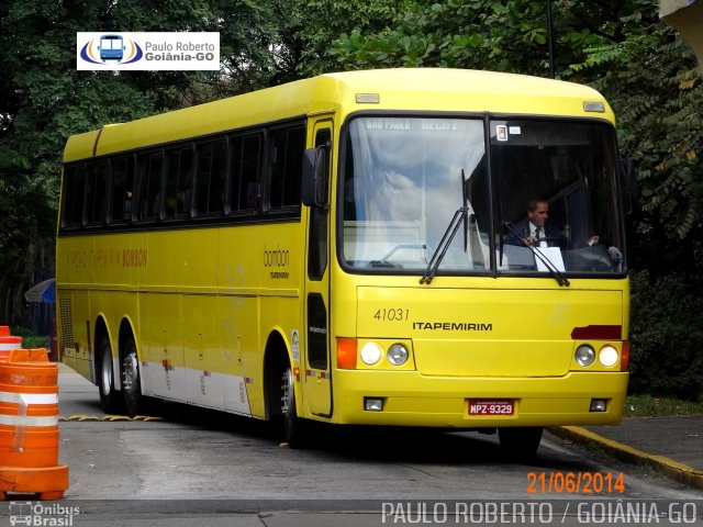 Viação Itapemirim 41031 na cidade de São Paulo, São Paulo, Brasil, por Paulo Roberto de Morais Amorim. ID da foto: 3878396.