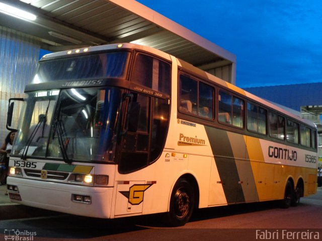 Empresa Gontijo de Transportes 15385 na cidade de Belo Horizonte, Minas Gerais, Brasil, por Fabri Ferreira. ID da foto: 3879807.