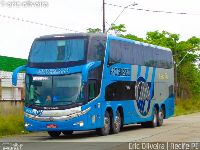 Auto Viação Progresso 6023 na cidade de Recife, Pernambuco, Brasil, por Eric Oliveira. Número da foto: #3877931.