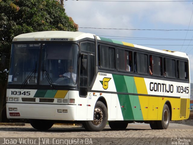 Empresa Gontijo de Transportes 10345 na cidade de Vitória da Conquista, Bahia, Brasil, por João Victor. ID da foto: 3815332.