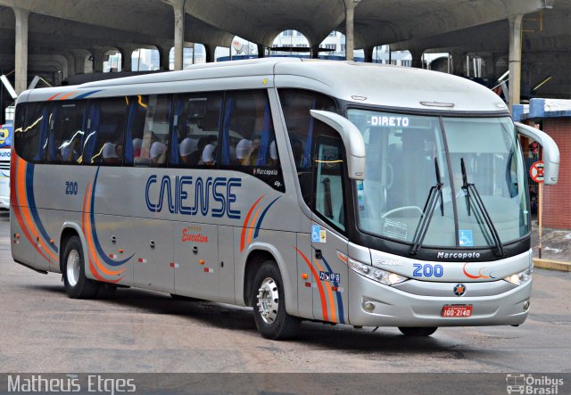 Empresa Caiense de Ônibus 200 na cidade de Porto Alegre, Rio Grande do Sul, Brasil, por Matheus Etges. Número da foto: #3816796.
