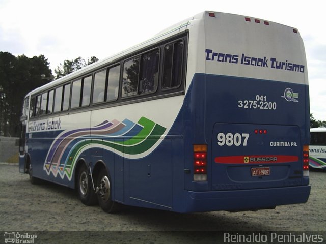 Trans Isaak Turismo 9807 na cidade de Curitiba, Paraná, Brasil, por Reinaldo Penha. Número da foto: #3815538.