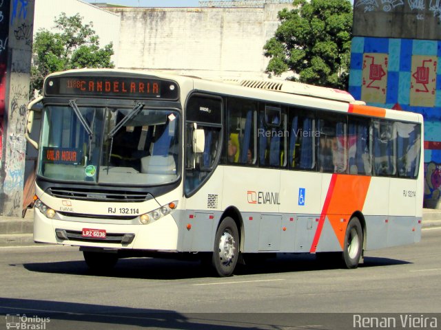 Evanil Transportes e Turismo RJ 132.114 na cidade de Rio de Janeiro, Rio de Janeiro, Brasil, por Renan Vieira. Número da foto: #3881851.