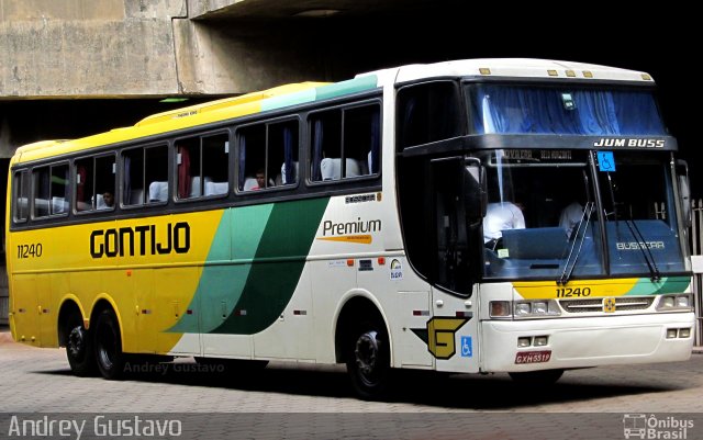 Empresa Gontijo de Transportes 11240 na cidade de Belo Horizonte, Minas Gerais, Brasil, por Andrey Gustavo. ID da foto: 3882611.