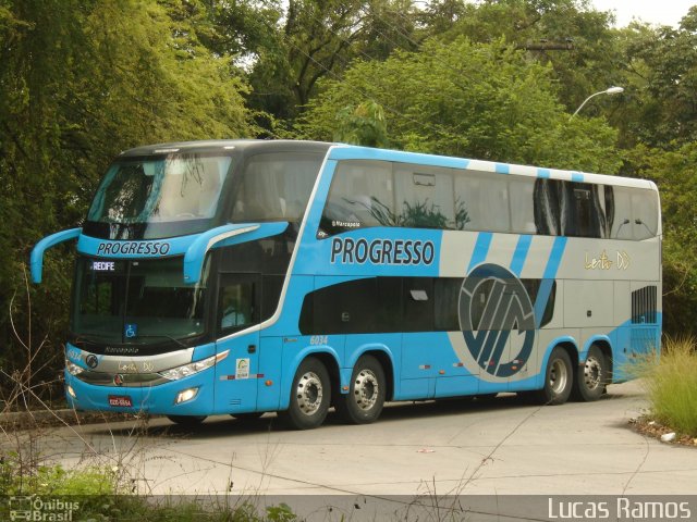 Auto Viação Progresso 6034 na cidade de Recife, Pernambuco, Brasil, por Lucas Ramos. Número da foto: #3880619.