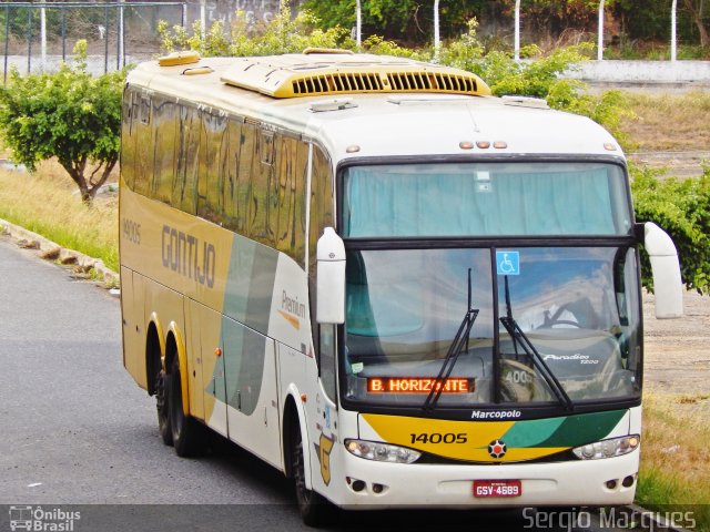 Empresa Gontijo de Transportes 14005 na cidade de Aracaju, Sergipe, Brasil, por Sergio Marques . Número da foto: #3881804.