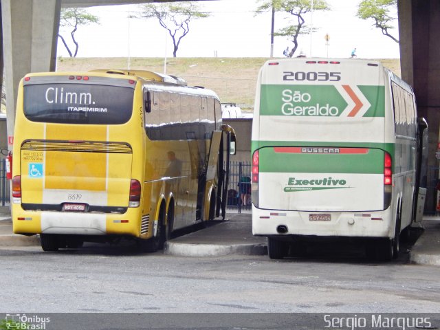 Viação Itapemirim 8619 na cidade de Aracaju, Sergipe, Brasil, por Sergio Marques . ID da foto: 3881763.