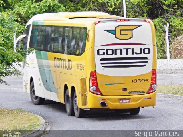Empresa Gontijo de Transportes 18395 na cidade de Aracaju, Sergipe, Brasil, por Sergio Marques . Número da foto: #3881728.