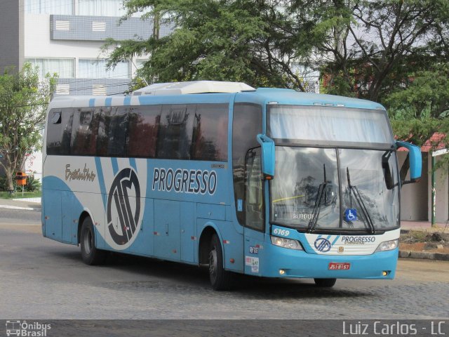 Auto Viação Progresso 6169 na cidade de Caruaru, Pernambuco, Brasil, por Luiz Carlos de Santana. Número da foto: #3882058.