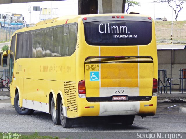 Viação Itapemirim 8619 na cidade de Aracaju, Sergipe, Brasil, por Sergio Marques . ID da foto: 3881796.