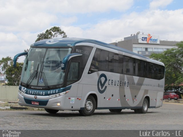Viação Cruzeiro 6060 na cidade de Caruaru, Pernambuco, Brasil, por Luiz Carlos de Santana. Número da foto: #3882133.