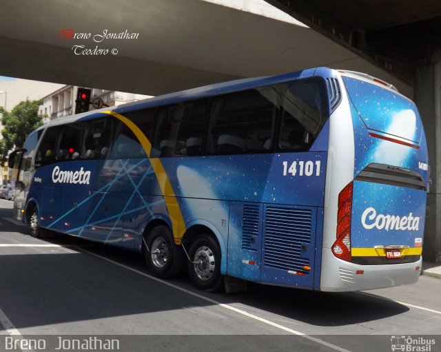 Viação Cometa 14101 na cidade de Belo Horizonte, Minas Gerais, Brasil, por Breno  Jonathan. Número da foto: #3882061.