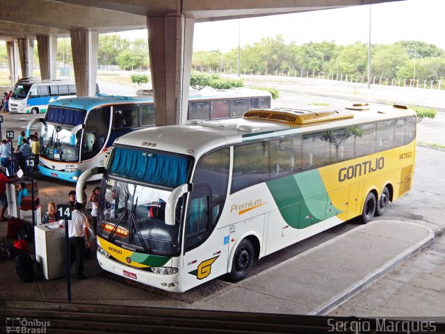 Empresa Gontijo de Transportes 14760 na cidade de Aracaju, Sergipe, Brasil, por Sergio Marques . Número da foto: #3881799.