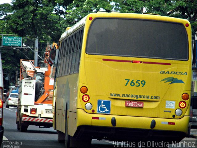 Viação Garcia 7659 na cidade de Maringá, Paraná, Brasil, por Vinicius de Oliveira Munhoz. Número da foto: #3880999.