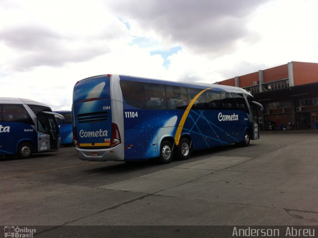 Viação Cometa 11104 na cidade de São Paulo, São Paulo, Brasil, por Anderson Abreu. Número da foto: #3880623.