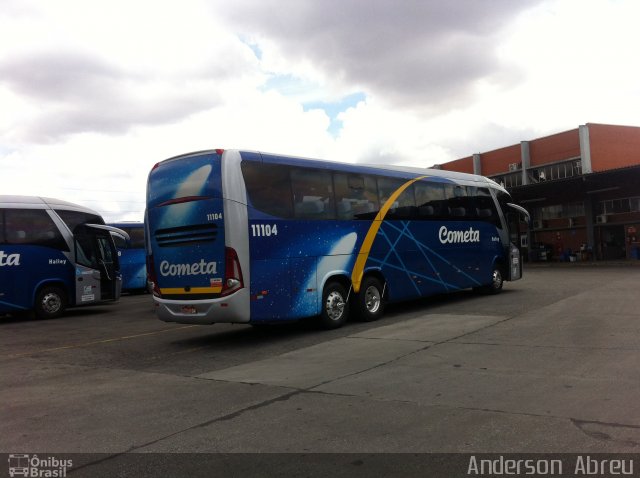 Viação Cometa 11104 na cidade de São Paulo, São Paulo, Brasil, por Anderson Abreu. ID da foto: 3880623.