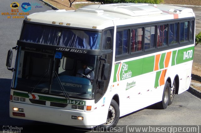 Cia. São Geraldo de Viação 11470 na cidade de Aracaju, Sergipe, Brasil, por Julio Cesar  Barbosa Martins. Número da foto: #3884927.