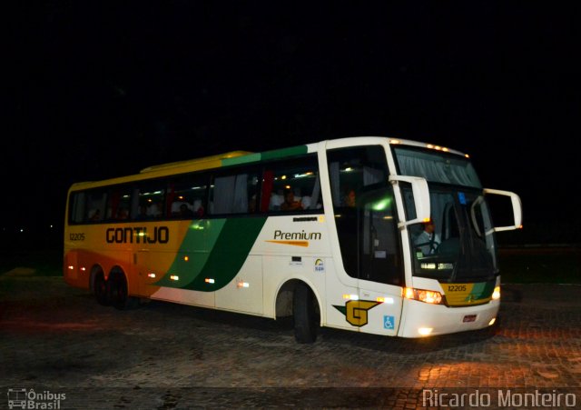Empresa Gontijo de Transportes 12205 na cidade de Leopoldina, Minas Gerais, Brasil, por Ricardo Silva Monteiro. Número da foto: #3883625.