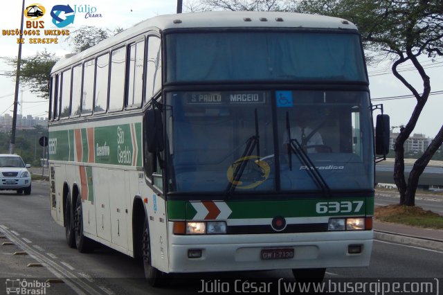 Cia. São Geraldo de Viação 6337 na cidade de Aracaju, Sergipe, Brasil, por Julio Cesar  Barbosa Martins. Número da foto: #3884926.