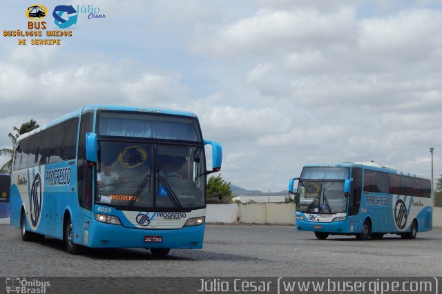 Auto Viação Progresso 6059 na cidade de Aracaju, Sergipe, Brasil, por Julio Cesar  Barbosa Martins. Número da foto: #3884892.