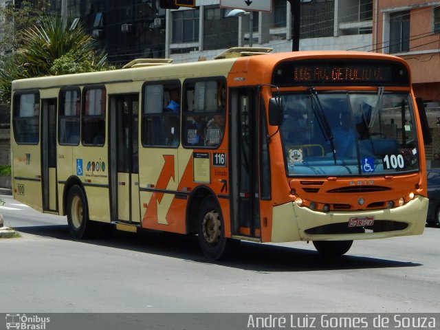 VSLL - Viação Santa Luzia 100 na cidade de Juiz de Fora, Minas Gerais, Brasil, por André Luiz Gomes de Souza. Número da foto: #3818956.