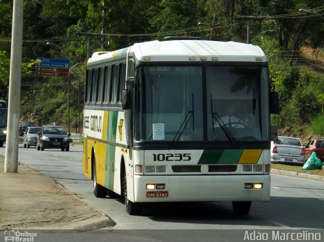 Empresa Gontijo de Transportes 10235 na cidade de Belo Horizonte, Minas Gerais, Brasil, por Adão Raimundo Marcelino. ID da foto: 3818774.