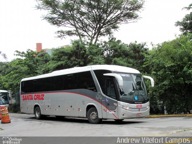 Viação Santa Cruz 227100 na cidade de São Paulo, São Paulo, Brasil, por Andrew Campos. ID da foto: 3817808.