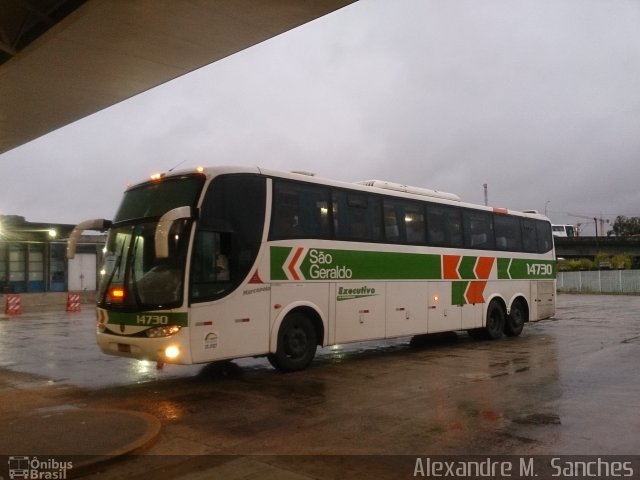 Cia. São Geraldo de Viação 14730 na cidade de Curitiba, Paraná, Brasil, por Alexandre M.  Sanches. Número da foto: #3818370.