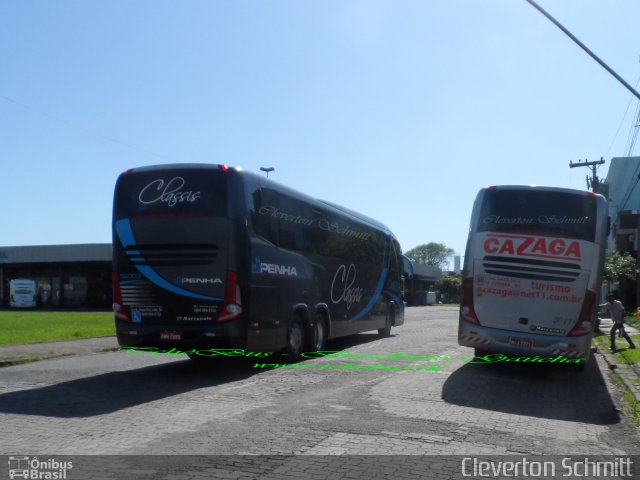 Empresa de Ônibus Nossa Senhora da Penha 52003 na cidade de Santa Cruz do Sul, Rio Grande do Sul, Brasil, por Cleverton Schmitt. Número da foto: #3819295.