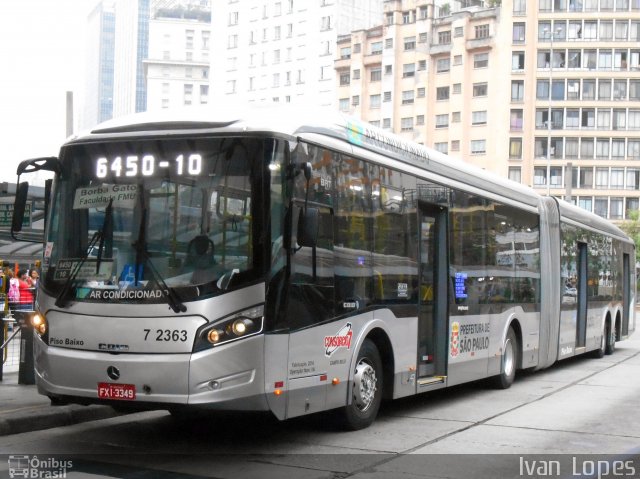 Viação Campo Belo 7 2363 na cidade de São Paulo, São Paulo, Brasil, por Ivan da Silva Lopes. Número da foto: #3819015.