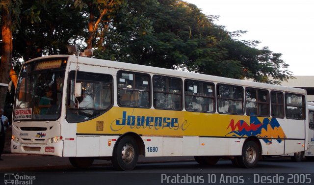 Auto Viação Jauense 1680 na cidade de Jaú, São Paulo, Brasil, por Cristiano Soares da Silva. ID da foto: 3818234.