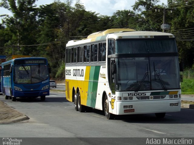 Empresa Gontijo de Transportes 15005 na cidade de Belo Horizonte, Minas Gerais, Brasil, por Adão Raimundo Marcelino. ID da foto: 3818785.