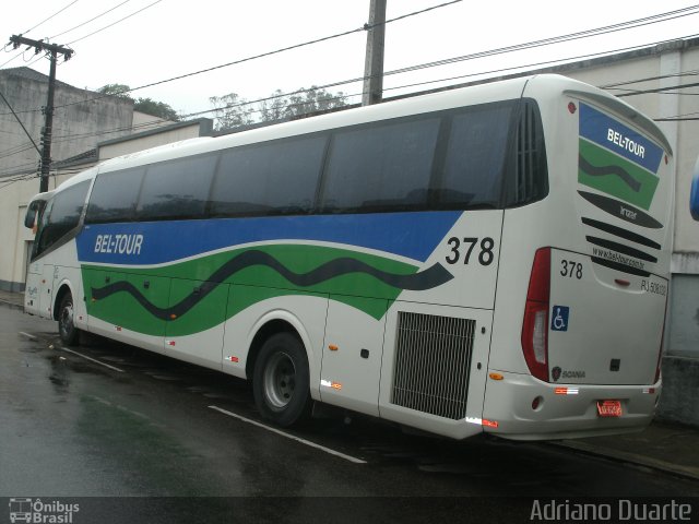 Bel-Tour Transportes e Turismo 378 na cidade de Petrópolis, Rio de Janeiro, Brasil, por Adriano Duarte. Número da foto: #3820388.