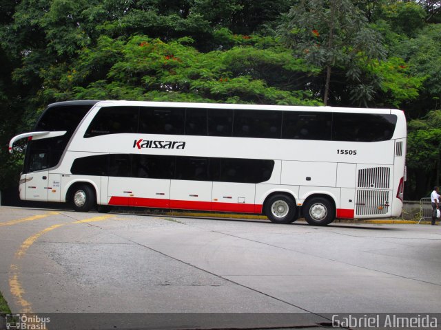 Kaissara - Viação Caiçara 15505 na cidade de São Paulo, São Paulo, Brasil, por Gabriel Almeida. Número da foto: #3820435.