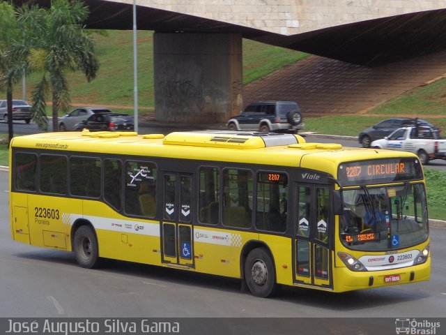 Viação Pioneira 223603 na cidade de Brasília, Distrito Federal, Brasil, por José Augusto da Silva Gama. Número da foto: #3820655.