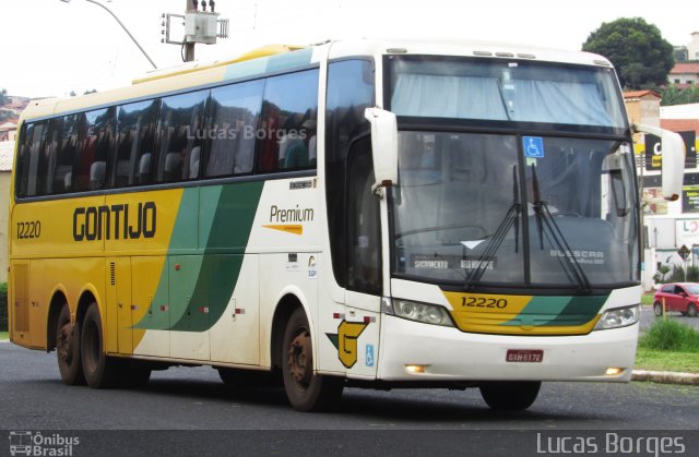 Empresa Gontijo de Transportes 12220 na cidade de Araxá, Minas Gerais, Brasil, por Lucas Borges . ID da foto: 3820470.