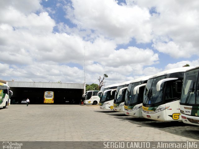 Empresa Gontijo de Transportes GARAGEM AMJ na cidade de Almenara, Minas Gerais, Brasil, por Sérgio Augusto Braga Canuto. Número da foto: #3821483.