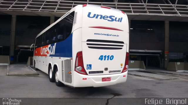 Unesul de Transportes 4110 na cidade de Florianópolis, Santa Catarina, Brasil, por Felipe  Brignol. Número da foto: #3822136.