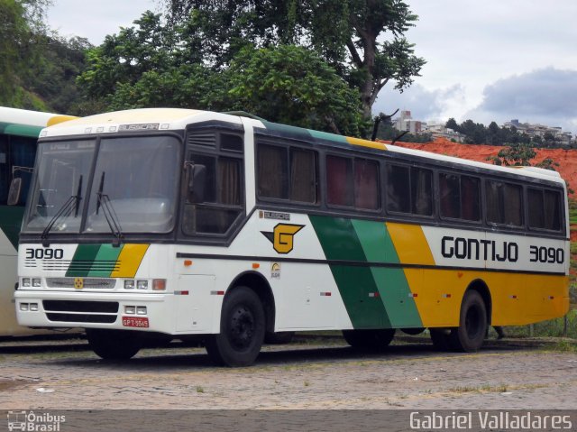 Empresa Gontijo de Transportes 3090 na cidade de Contagem, Minas Gerais, Brasil, por Gabriel Valladares. ID da foto: 3822812.