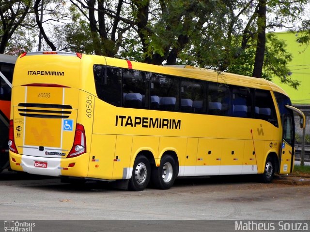Viação Itapemirim 60585 na cidade de São Paulo, São Paulo, Brasil, por Matheus Souza. Número da foto: #3823408.