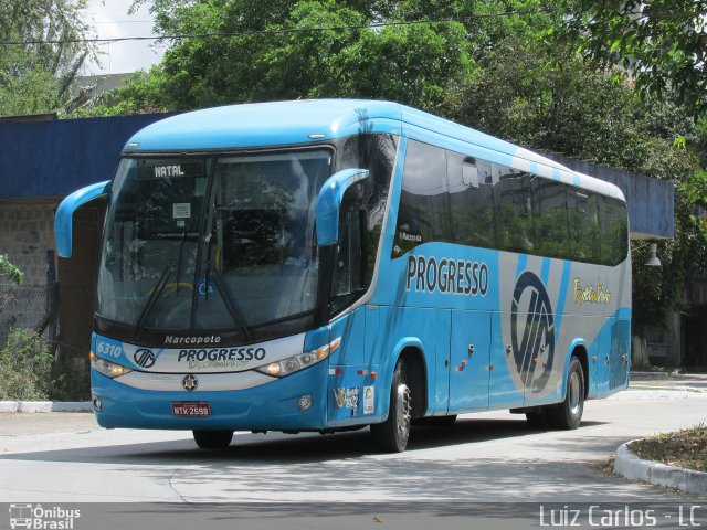 Auto Viação Progresso 6310 na cidade de Recife, Pernambuco, Brasil, por Luiz Carlos de Santana. ID da foto: 3825458.