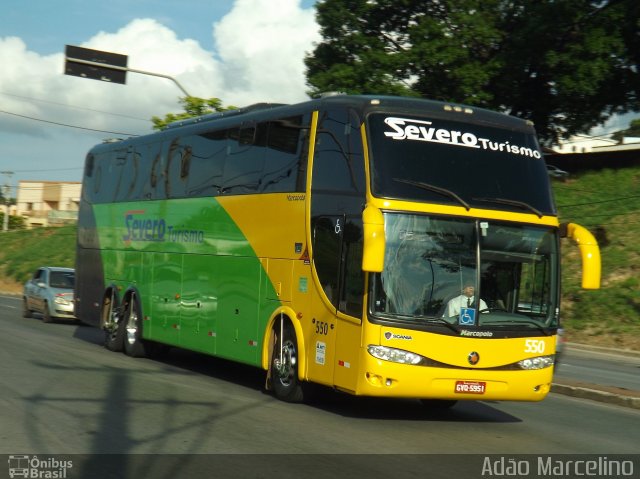 Severo Turismo 550 na cidade de Belo Horizonte, Minas Gerais, Brasil, por Adão Raimundo Marcelino. ID da foto: 3825760.