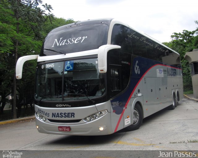 Viação Nasser 201145 na cidade de São Paulo, São Paulo, Brasil, por Jean Passos. Número da foto: #3823565.