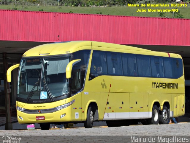 Viação Itapemirim 60563 na cidade de João Monlevade, Minas Gerais, Brasil, por Mairo de Magalhães. ID da foto: 3824499.