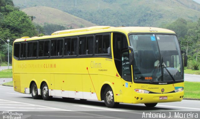 Viação Itapemirim 8017 na cidade de Petrópolis, Rio de Janeiro, Brasil, por Antonio J. Moreira. ID da foto: 3824686.