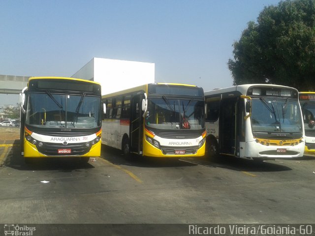 Viação Araguarina 3161 na cidade de Goiânia, Goiás, Brasil, por Ricardo Vieira. Número da foto: #3825155.