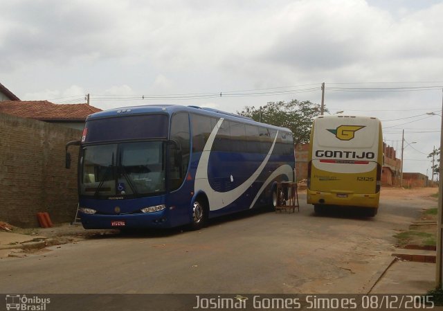 Empresa Gontijo de Transportes 12125 na cidade de Minas Novas, Minas Gerais, Brasil, por Josimar Gomes Simoes. ID da foto: 3828008.