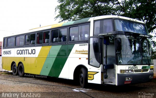 Empresa Gontijo de Transportes 15605 na cidade de Lavras, Minas Gerais, Brasil, por Andrey Gustavo. ID da foto: 3828460.